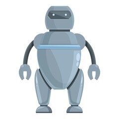 Obraz na płótnie Canvas Tech robot icon cartoon vector. Cute android. Futuristic monster