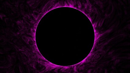 Dying sun. Abstract fantasy space object suitable for music album cover.