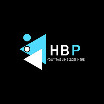 HBP letter logo creative design with vector graphic