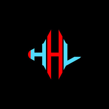HHL letter logo creative design with vector graphic
