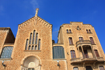 Fototapeta na wymiar Our Lady of the Desamparados in Sant José de la Montaña in Barcelona, Spain