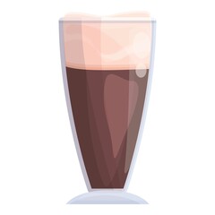 Austrian black beer icon cartoon vector. Cuisine food. Drink beverage