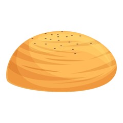 Azerbaijan bread icon cartoon vector. Food dish. Meal rice