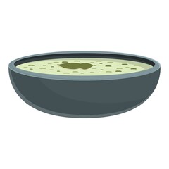 Azerbaijan vegan soup icon cartoon vector. Food meal. Cuisine sauce