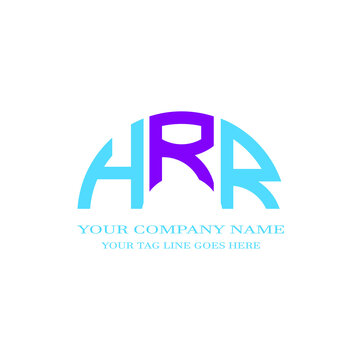 HRR letter logo creative design with vector graphic