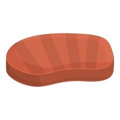 Bbq icon cartoon vector. Pork beef. Food lamb