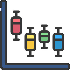 Obraz premium Box Chart Icon