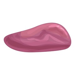 Dry food icon cartoon vector. Grape fruit. Fresh plum