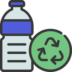Recyclable Plastic Icon