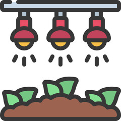 Lights Over Plants Icon