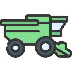 Combine Harvester Icon