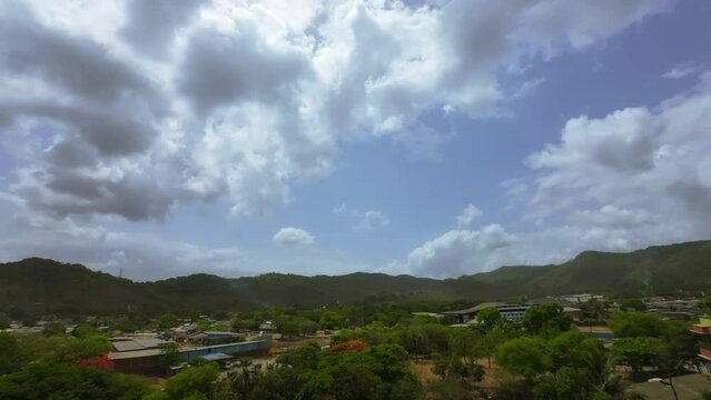 cloudes moving over the mountain and factory winnter summer timelaps hyper laps kashimira mira road thane mumbai maharashtra india