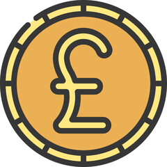 Pound Coin Icon