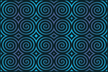 Obraz premium abstract vector geometric background with spirals in green gradient color