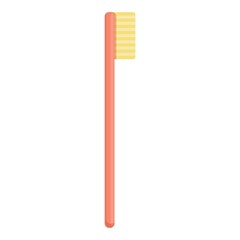 Eco toothbrush icon cartoon vector. Ecology friendly. Reuse brush