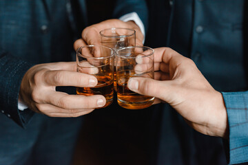 person holding a glass