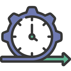 Sprint Time Management Icon