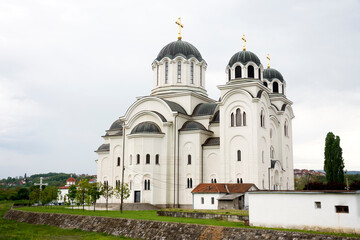 Fototapeta na wymiar Orthodox church in Valjevo in Serbia