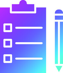 Checklist Vector Icon Design Illustration