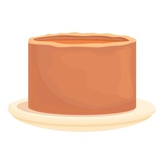 Romanian cake icon cartoon vector. Romania flag. Great union