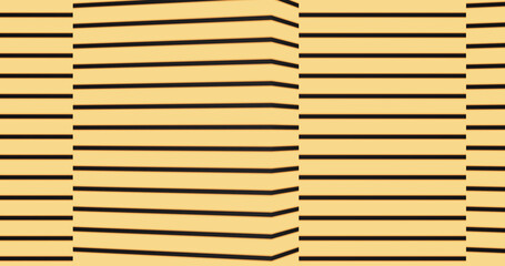Render with horizontal black stripes on beige