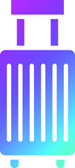 Fototapeta premium Suitcase Vector Icon Design Illustration