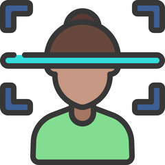 Face Scanning Icon