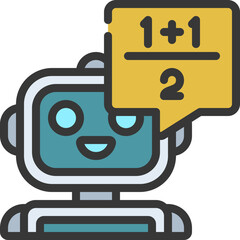 Equations Robot Icon
