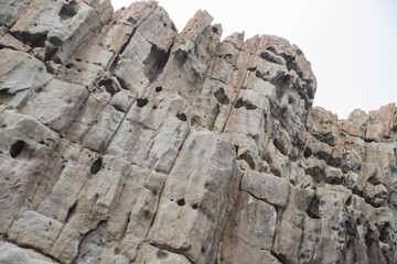 福井県　東尋坊の絶壁