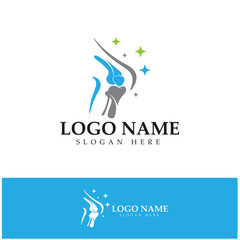 bone care healt logo symbol abstract design vector
