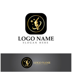 bone care healt logo symbol abstract design vector