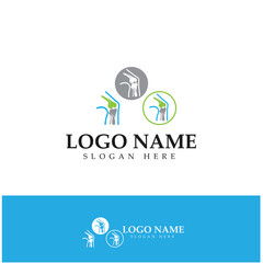 bone care healt logo symbol abstract design vector
