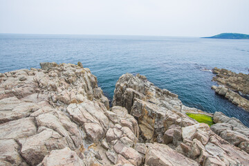 福井県　東尋坊の絶壁