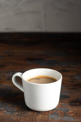Coffee, Americano coffee on a wooden background