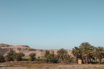 View of the landscape in Egypt