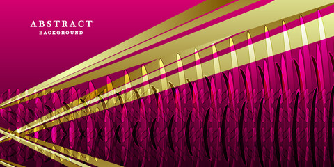 Abstract purple gold background vector