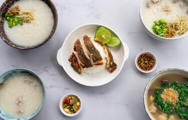 Thai-Chinese Style Congee and Rice Dishes 