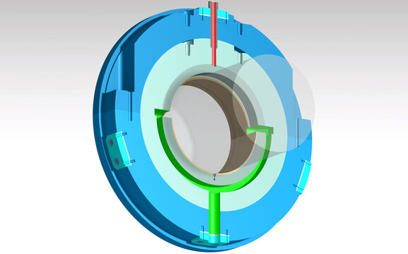 journal bearing turbine section 3D