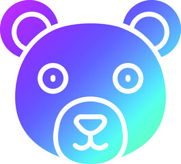 Bear Vector Icon Design Illustration
