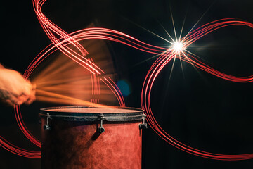 Light paiting drum
