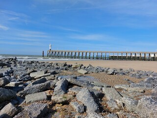 Fototapeta premium Dot by the North Sea