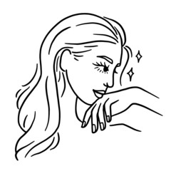 Beauty woman, Woman line art, Woman pose