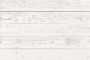 White wood texture background. Shabby white painted wood. Top view surface of the table to shoot...