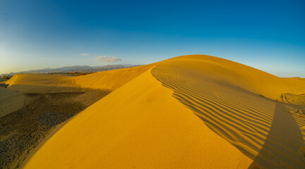 Sand dunes Maspalomas of Gran Canaria, Canary Islands