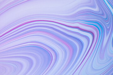Fototapeta premium Paint ink abstract oil purple blue pattern design art watercolor texture background