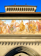 famous historic isartor building in munich