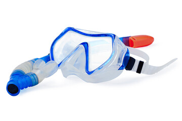 Diving mask and snorkel