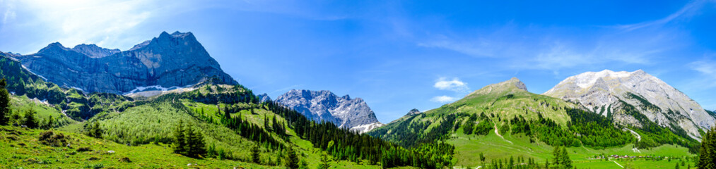 Fototapeta na wymiar landscape at the Risstal Valley in Austria