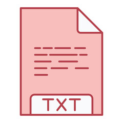 TXT File Format Icon Design