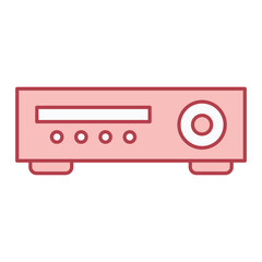 Fototapeta premium Cd Player Icon Design